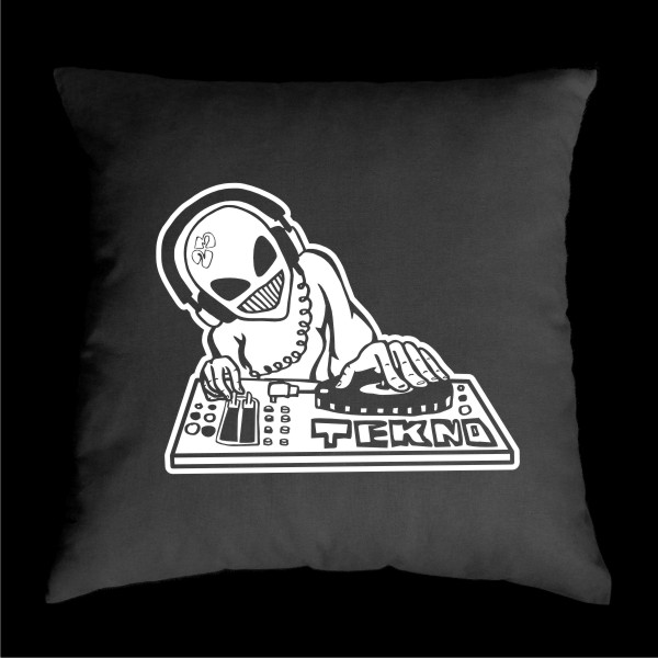 TEKNOSHOP Alien Dj tekno polštářek s potiskem