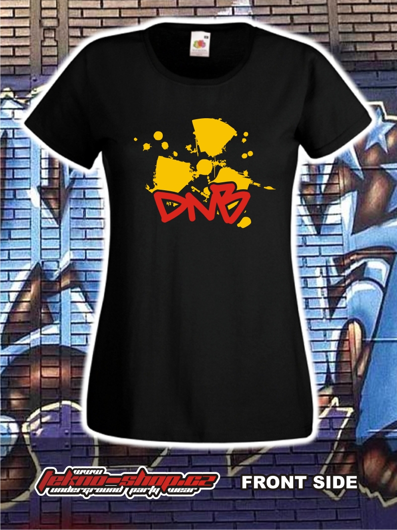 TEKNOSHOP DNB RADIOACTIVE tričko s potiskem dámské