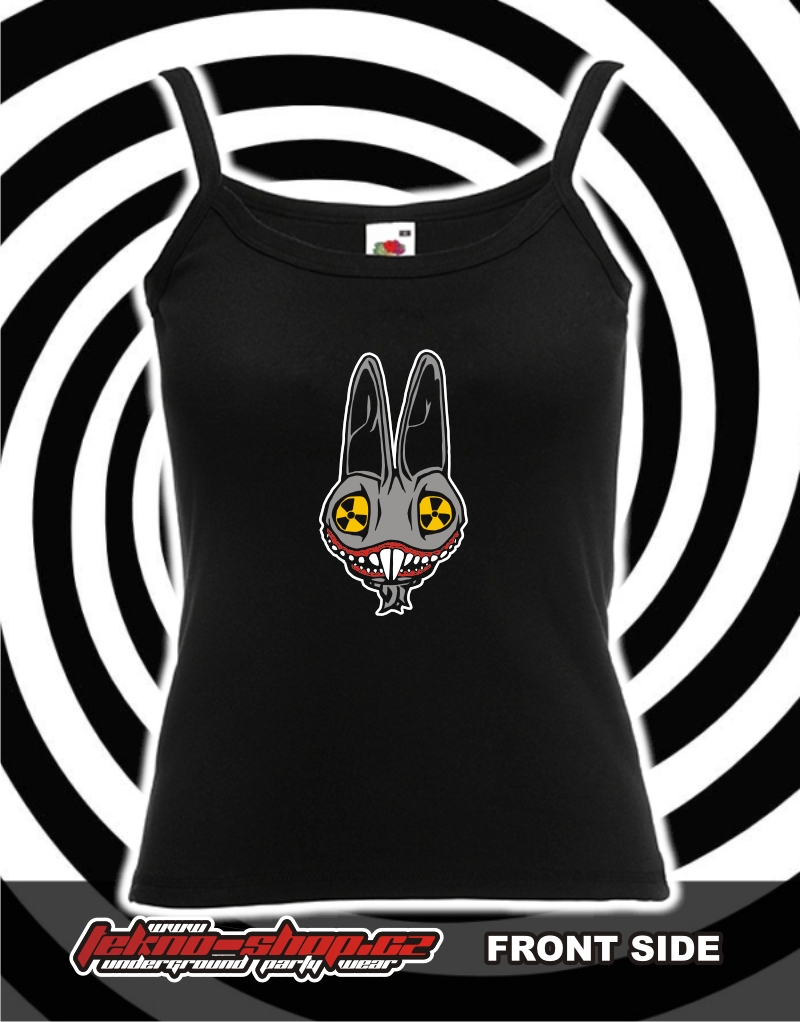 TEKNOSHOP Toxic Bunny tekno tílko s potiskem dámské