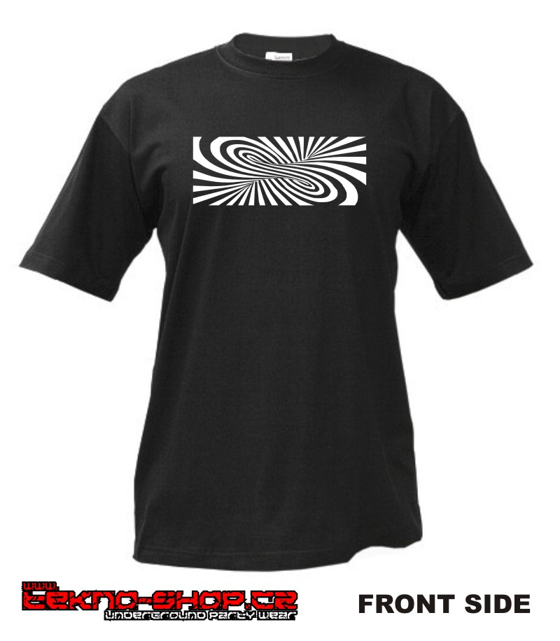 TEKNOSHOP Spiral tekno tričko s potiskem pánské