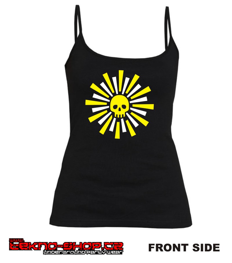 TEKNOSHOP Sun tekno tílko s potiskem dámské L červené