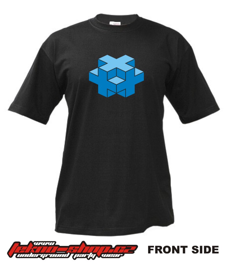 TEKNOSHOP HyperCube tekno tričko s potiskem pánské L zelené