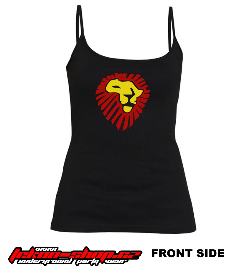 TEKNOSHOP AFRIKA LION dnb tílko s potiskem dámské