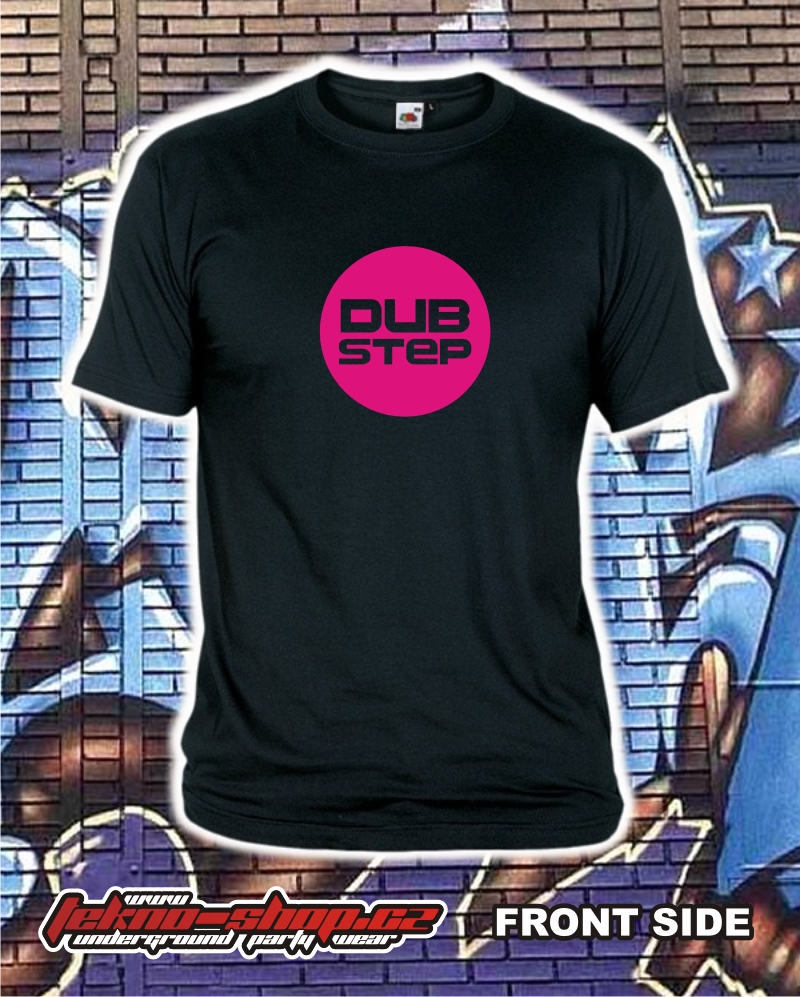 TEKNOSHOP DUBSTEP CIRCLE dnb tričko s potiskem dětské 104cm žluté