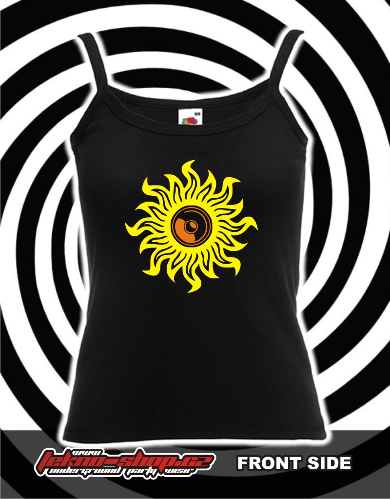 TEKNOSHOP Repro Sun tekno tílko s potiskem dámské