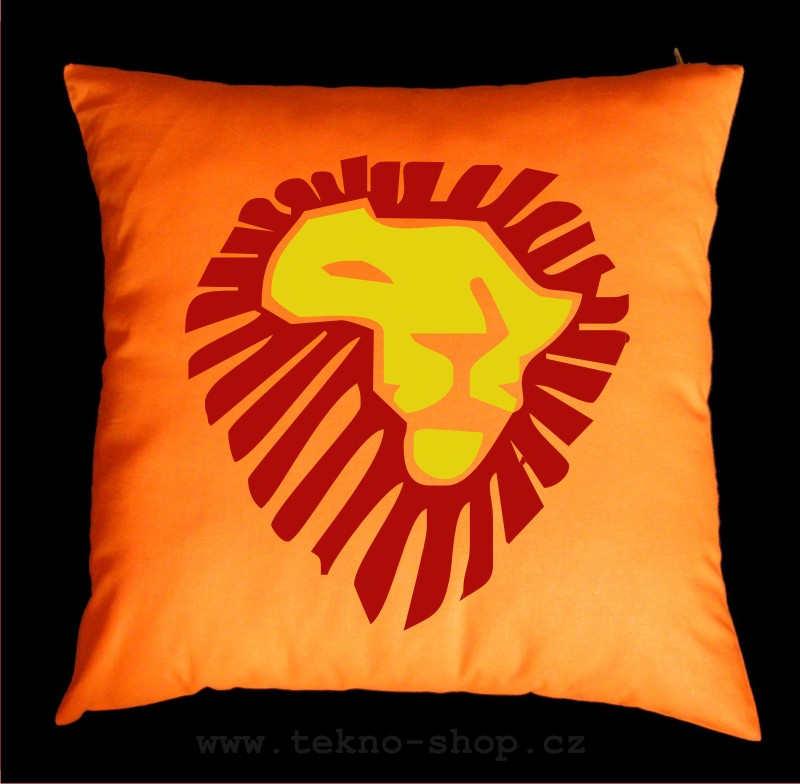 TEKNOSHOP AFRIKA LION dnb polštářek s potiskem