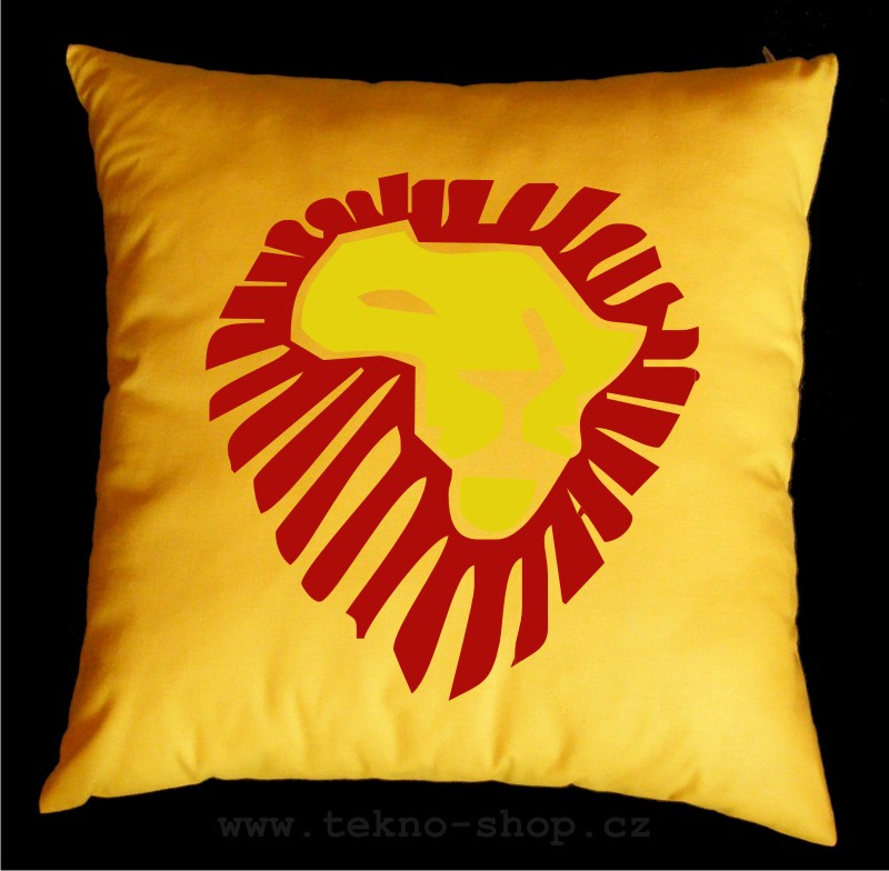 TEKNOSHOP AFRIKA LION dnb polštářek s potiskem