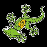 TEKNOSHOP Lizard tekno tílko s potiskem dámské
