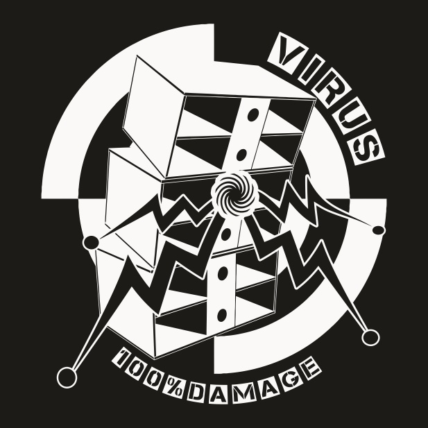 TEKNOSHOP Virus Sound System Repro Creature mikina s kapucí s potiskem