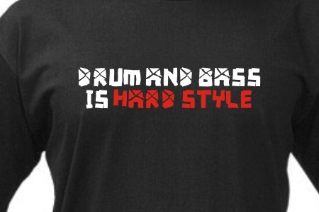 TEKNOSHOP DnB is HARDSTYLE tričko s potiskem pánské