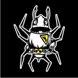 TEKNOSHOP Cyber Spider tekno tílko s potiskem dámské