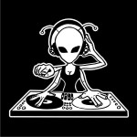 TEKNOSHOP Alien Dj Lady tekno tílko s potiskem dámské