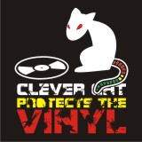 TEKNOSHOP Clever Cat tekno mikina s kapucí s potiskem